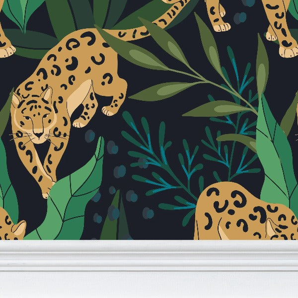 Jaguar Jungle Wallpaper